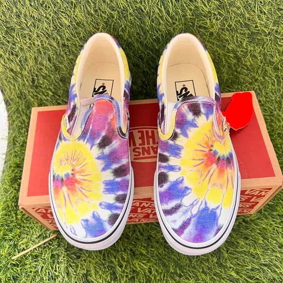 VANS WASHED CLASSIC SLIP ON TIE DYE - Picture 6 of 9